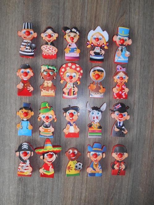 Efteling Rode Neuzen festival vingerpopjes 0,50 euro p. stuk, Verzamelen, Poppetjes en Figuurtjes, Zo goed als nieuw, Ophalen of Verzenden