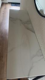Haltafel marmer look, Ophalen, Overige materialen, 50 tot 100 cm, Zo goed als nieuw