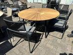 Tuintafel teak 150cm rond, Tuin en Terras, Ophalen, Nieuw, Rond, Teakhout
