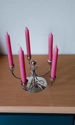 verzilverde kandelaar, Ophalen of Verzenden, Zilver