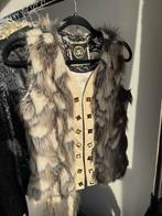 Vintage Y2K fluffy bodywarmer gilet met studs, Kleding | Dames, Bodywarmers, Vintage, Vintage, Ophalen of Verzenden, Zo goed als nieuw