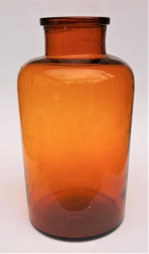 Apothekersfles - uitzonderlijk groot formaat - bruin, Antiek en Kunst, Antiek | Glas en Kristal, Ophalen of Verzenden