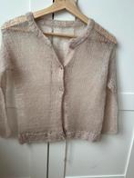 Hand made trui (kid mohair 70% silk 30%), Beige, Ophalen of Verzenden, Zo goed als nieuw, Maat 36 (S)