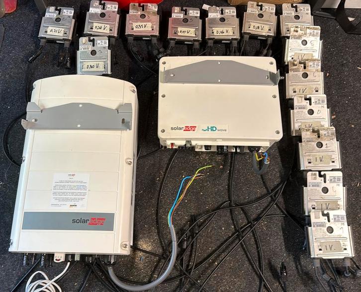 Solaredge (6kw 3-fase -, 5kw + S500B en P370 optimizers), Doe-het-zelf en Verbouw, Elektra en Kabels, Zo goed als nieuw, Overige typen