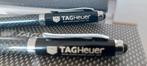 Pennenset TagHeuer carbon look in doosje roller en balpen, Verzamelen, Ophalen of Verzenden, Nieuw, Balpen, Overige merken