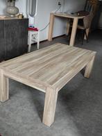Salontafel met eiken fineer, Huis en Inrichting, Tafels | Salontafels, Ophalen, 100 tot 150 cm, 50 tot 100 cm, Zo goed als nieuw