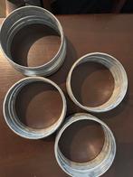 Wtw koppel stuk en verloop 160 180 spiro, Bochten, Pvc, Ophalen of Verzenden, Zo goed als nieuw
