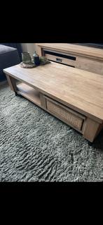 Teakhouten Salontafel, Huis en Inrichting, Tafels | Eettafels, Ophalen, Gebruikt, Teakhout, 50 tot 100 cm