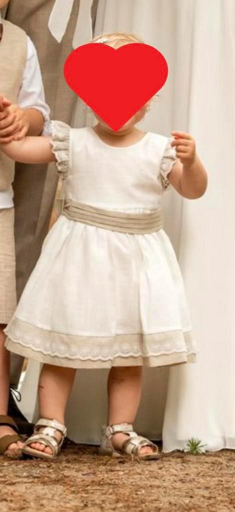 Mayoral jurk beige maat 92 (past ook 86), Kinderen en Baby's, Kinderkleding | Maat 92, Zo goed als nieuw, Meisje, Jurk of Rok