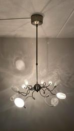 Hanglamp eettafel aluminium octopus, Gebruikt, Ophalen of Verzenden, Glas