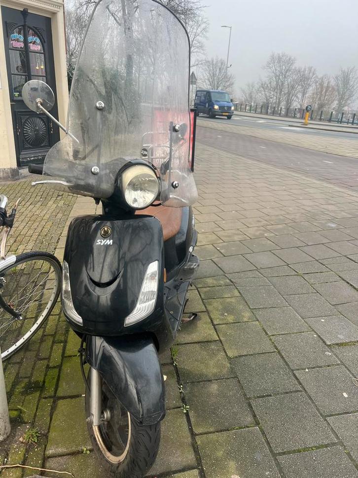 Defecte Sym Fiddle 2 50s Scooter - Gratis Ophalen, Fietsen en Brommers, Scooters | Yamaha, Gebruikt, Overige modellen, Maximaal 25 km/u