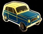 Renault 4 pin- blauw in epoxy uitvoering, Verzamelen, Speldjes, Pins en Buttons, Nieuw, Transport, Speldje of Pin, Verzenden