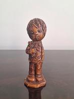 Vintage Jongensbeeldje met Bloemen, Antiek en Kunst, Ophalen of Verzenden