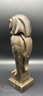 Art deco stijl uil van gietijzer., Antiek en Kunst, Ophalen of Verzenden