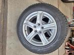 winterbanden met sneeuwkettingen, Auto-onderdelen, Banden en Velgen, Gebruikt, Banden en Velgen, 17 inch, Personenwagen