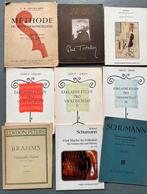 9x Bladmuziek cello studie methode Tortelier Bohus Feuillard, Muziek en Instrumenten, Gebruikt, Klassiek, Ophalen of Verzenden