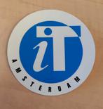 Club IT Amsterdam sticker, Verzenden, Zo goed als nieuw, Overige typen