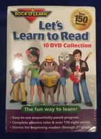 "Let's Learn to Read" van "Rock 'N Learn", 10 DVD's, NIEUW, Cd's en Dvd's, Dvd's | Kinderen en Jeugd, Boxset, Alle leeftijden