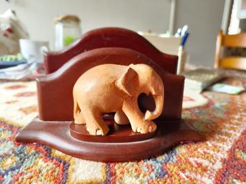 Olifant Posthouder - Handgemaakt beschikbaar voor biedingen