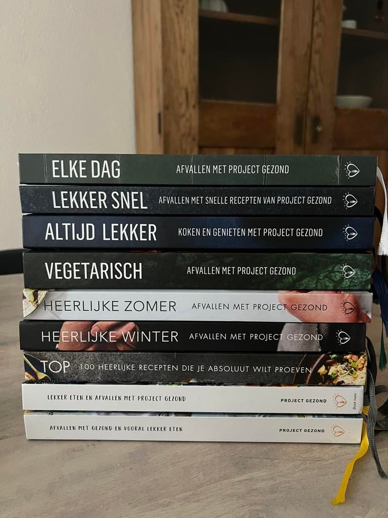 Project Gezond bundel 9 boeken ZGAN!, Boeken, Kookboeken, Ophalen, Zo goed als nieuw, Overige gebieden, Vegetarisch