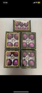 Paarse kerstballen, Ophalen of Verzenden, Nieuw