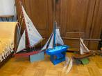3 zeilbare houten model-zeilboten, Hobby en Vrije tijd, Modelbouw | Boten en Schepen, Ophalen of Verzenden