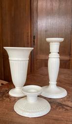 Wedgwood & Barlaston of Etruria Edme vaas en kandelaars, Ophalen of Verzenden, Zo goed als nieuw, Overige materialen