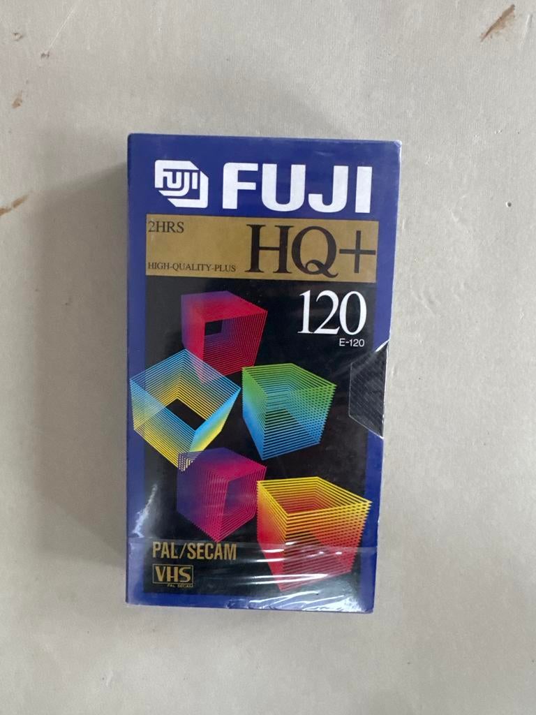 Fuji HQ+ 120 VHS Videoband - Nieuwstaat, Alle leeftijden, Ophalen of Verzenden, Nieuw in verpakking, Overige genres