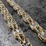 14 karaat gouden ketting magnum schakel 70cm nieuw, Ophalen of Verzenden, Zo goed als nieuw, Goud