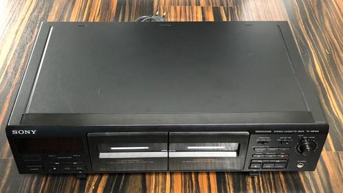 SONY TC-WE405 dubbel cassettedeck (met defectje), Audio, Tv en Foto, Cassettedecks, Dubbel, Sony, Auto-reverse, Tiptoetsen, High speed dubbing