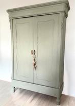 Brocante biedermeier kast meidenkast linnenkast babykamer, Antiek en Kunst, Antiek | Meubels | Kasten, Ophalen
