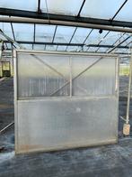 Aluminium schuifdeur, 220x200cm hangend aan een rail, Ophalen, Glas, Zo goed als nieuw, Aluminium
