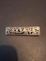 vintage zilver dasspeld broche Guatemala, Antiek en Kunst, Ophalen of Verzenden, Zilver