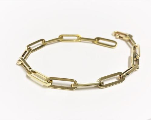 14 Karaat Gouden Anker Schakel Armband - 20 cm / 15 g, Sieraden, Tassen en Uiterlijk, Armbanden, Zo goed als nieuw, Goud, Goud