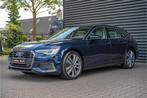 Audi A6 Avant 40 TDI Design Pro Line Plus (bj 2019), Auto's, Audi, Gebruikt, 2000 kg, Blauw, Leder