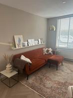 Velvet bank in roestkleur, Ophalen, Zo goed als nieuw