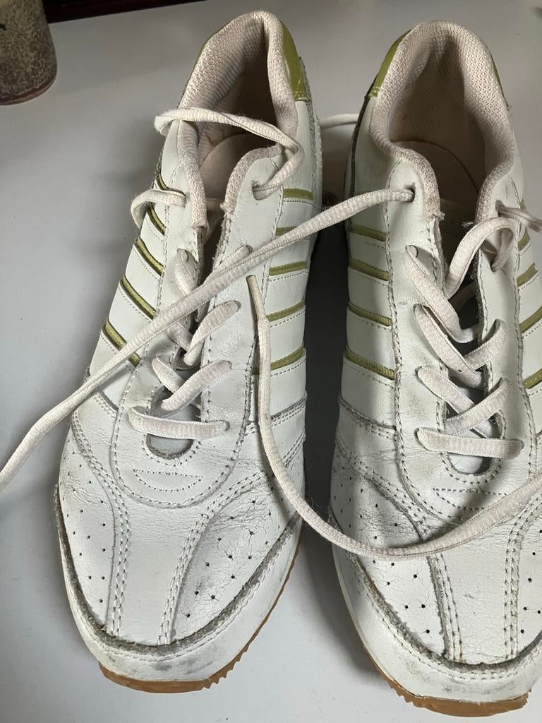 Vintage Gympen, Kleding | Dames, Ophalen of Verzenden, Gedragen, Wit, Sneakers of Gympen