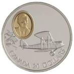 Canada - 20 dollar 1992 - De Havilland Gipsy Moth, Verzenden, Noord-Amerika, Losse munt, Zilver