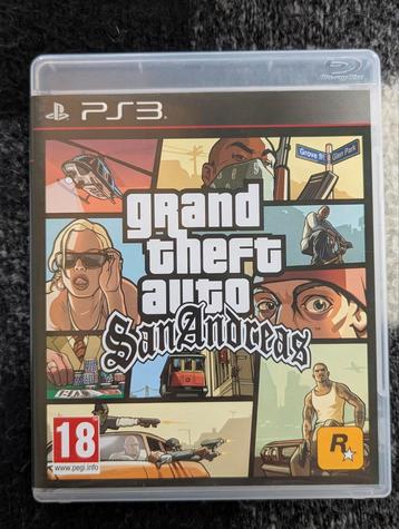 Grand Theft Auto San Andreas ps3 beschikbaar voor biedingen