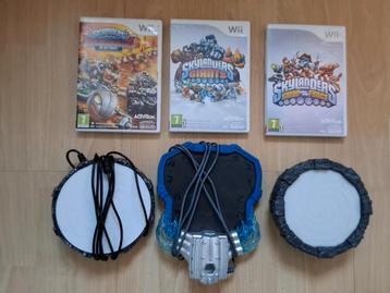 3 verschillende wii skylanders spellenmet 3  portals beschikbaar voor biedingen