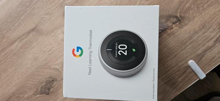 Google Nest learning thermostaat, Doe-het-zelf en Verbouw, Thermostaten, Zo goed als nieuw, Ophalen of Verzenden