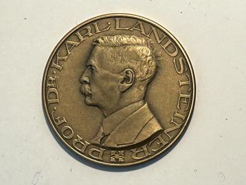 Landsteiner penning & plaquette NRK-Bloedtransfusiedienst 2x beschikbaar voor biedingen