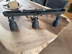 IKEA Hektar grijs, prafondrail met 3 spots incl lichtbron, Huis en Inrichting, Lampen | Spots, Ophalen, Metaal of Aluminium, Zo goed als nieuw