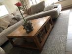 Salon tafel teak hout, Huis en Inrichting, Tafels | Salontafels, Ophalen, Gebruikt, 50 tot 100 cm, 50 tot 100 cm