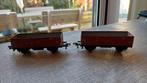 Twee fleischmann 1205 goederenwagons, Hobby en Vrije tijd, Modeltreinen | H0, Wisselstroom, Gebruikt, Wagon, Ophalen of Verzenden