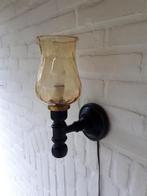 Vintage retro wandlamp glas Design Mid Century jaren 60., Ophalen of Verzenden, Zo goed als nieuw, Glas, Vintage retro jaren 60 Design Mid Century glas.