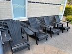 Zwarte houten beach chairs, Ophalen, Gebruikt, Hout