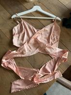 Pasteloranje wikkel croptop. Shein maat 34, Nieuw, Oranje, Ophalen of Verzenden, Zonder mouw