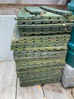 Rubber tegels groen, Ophalen, Gebruikt, Overige typen, Rubber