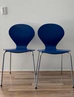Set van 2 blauwe vlinderstoelen, Ophalen, Gebruikt, Twee, Blauw